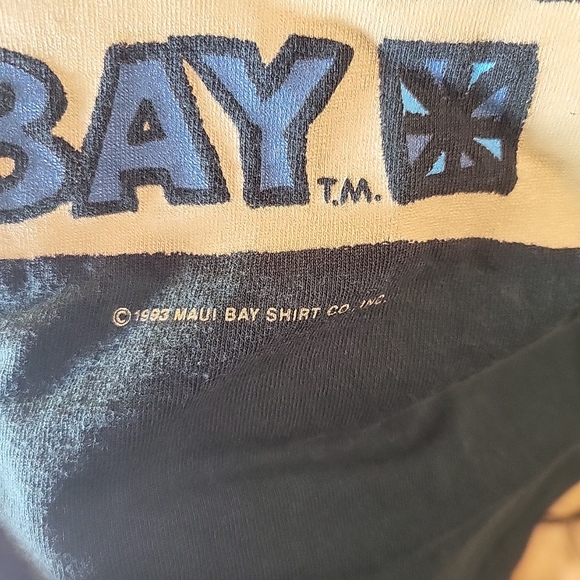 Vintage Single Stiche 1993 Maui Bay T-shirt Size L - Picture 5 of 6